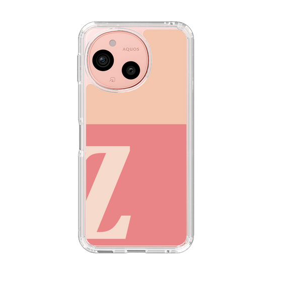 Slim Protection Case［ Original - initial two tone - Z pink ］
