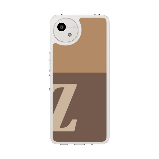 Slim Protection Case［ Original - initial two tone - Z brown ］