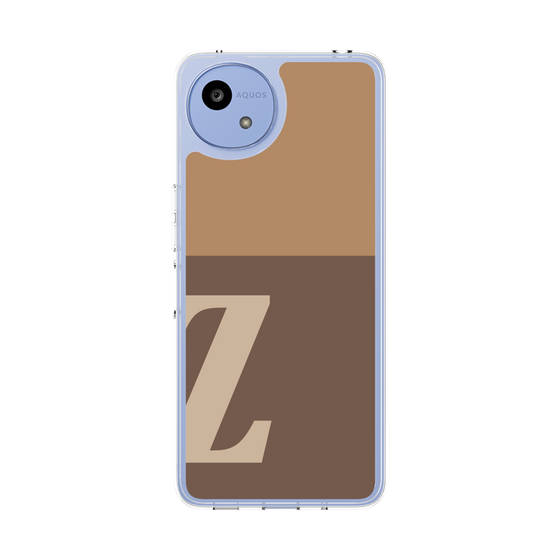Slim Protection Case［ Original - initial two tone - Z brown ］