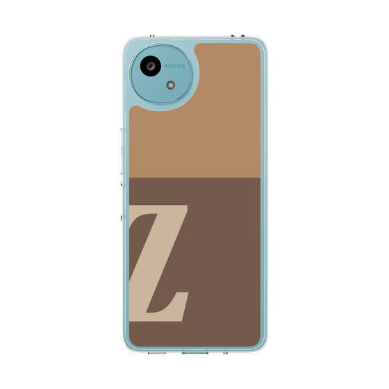 Slim Protection Case［ Original - initial two tone - Z brown ］