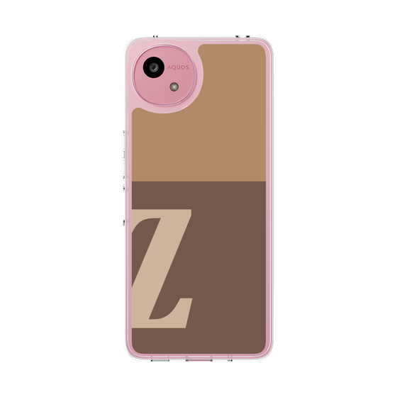 Slim Protection Case［ Original - initial two tone - Z brown ］