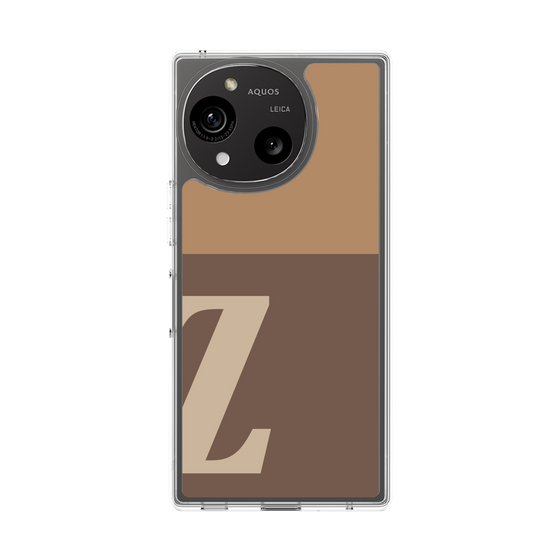 Slim Protection Case［ Original - initial two tone - Z brown ］