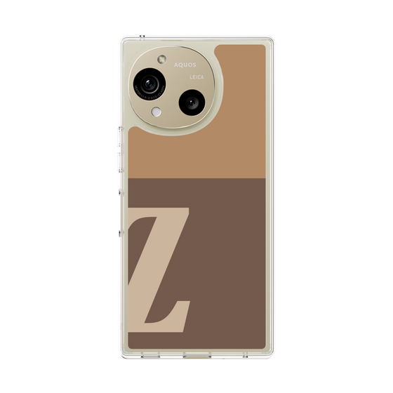 Slim Protection Case［ Original - initial two tone - Z brown ］