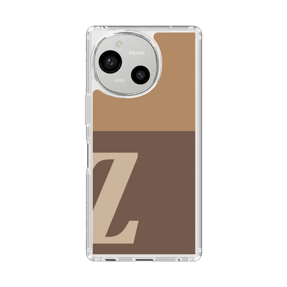 Slim Protection Case［ Original - initial two tone - Z brown ］