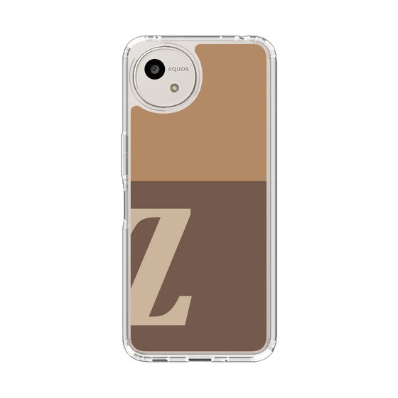 Slim Protection Case［ Original - initial two tone - Z brown ］