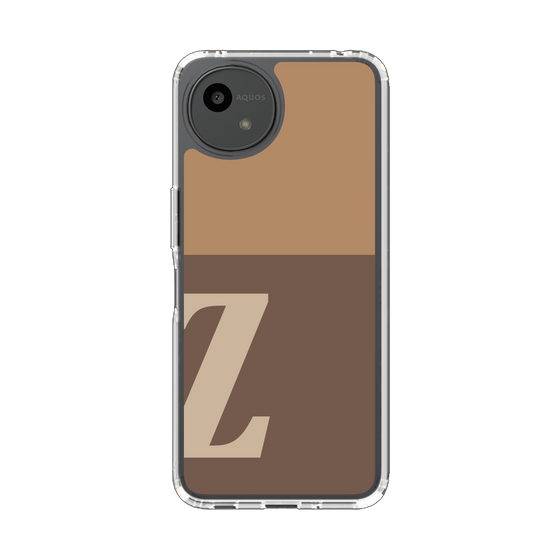 Slim Protection Case［ Original - initial two tone - Z brown ］