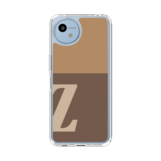 Slim Protection Case［ Original - initial two tone - Z brown ］