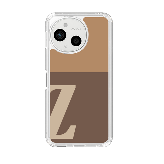 Slim Protection Case［ Original - initial two tone - Z brown ］
