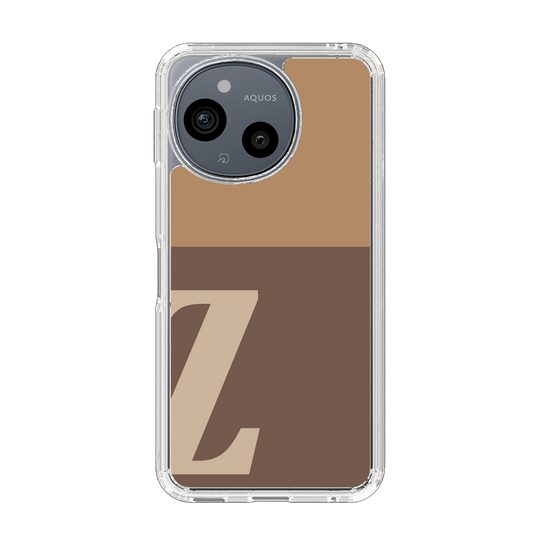 Slim Protection Case［ Original - initial two tone - Z brown ］