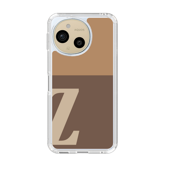 Slim Protection Case［ Original - initial two tone - Z brown ］