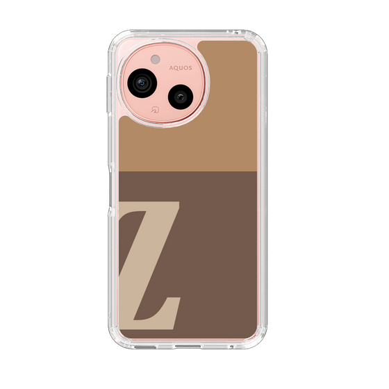 Slim Protection Case［ Original - initial two tone - Z brown ］