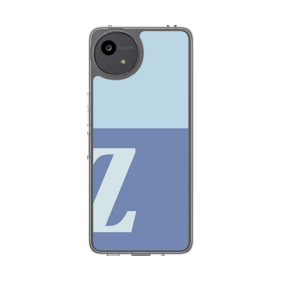 Slim Protection Case［ Original - initial two tone - Z blue ］