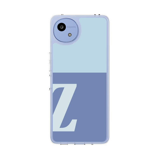Slim Protection Case［ Original - initial two tone - Z blue ］
