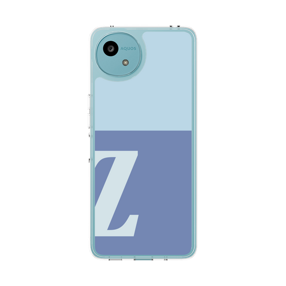 Slim Protection Case［ Original - initial two tone - Z blue ］