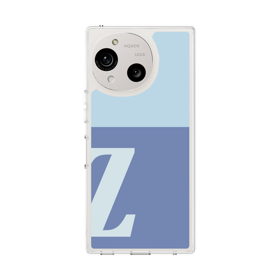Slim Protection Case［ Original - initial two tone - Z blue ］