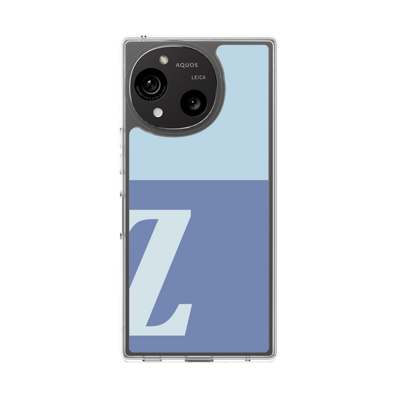 Slim Protection Case［ Original - initial two tone - Z blue ］