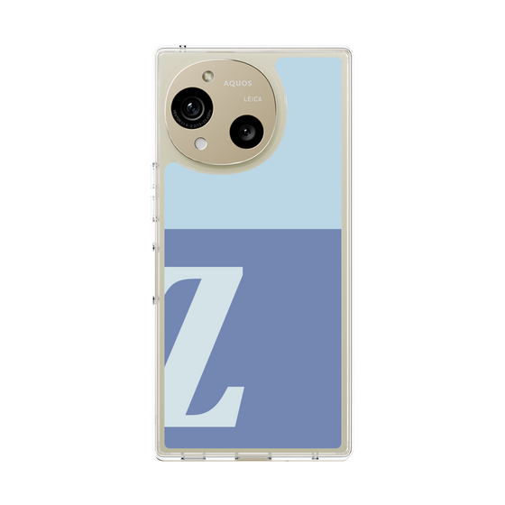 Slim Protection Case［ Original - initial two tone - Z blue ］