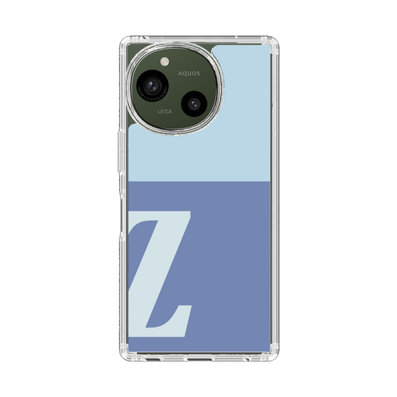 Slim Protection Case［ Original - initial two tone - Z blue ］
