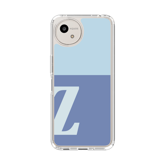 Slim Protection Case［ Original - initial two tone - Z blue ］