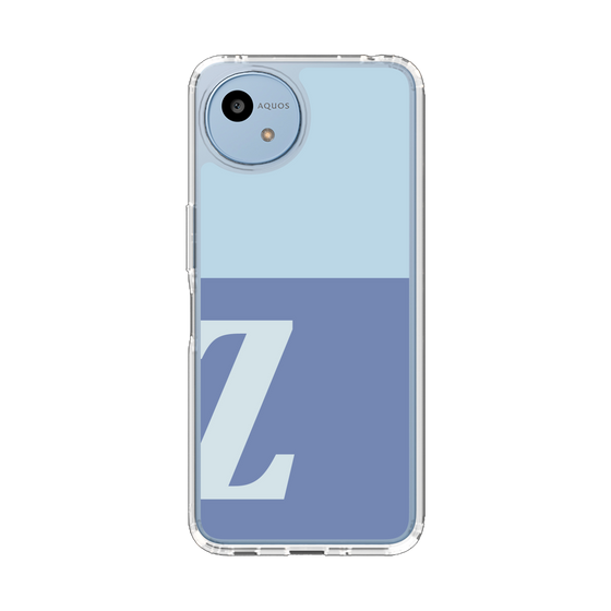 Slim Protection Case［ Original - initial two tone - Z blue ］