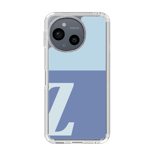 Slim Protection Case［ Original - initial two tone - Z blue ］