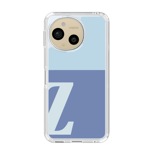Slim Protection Case［ Original - initial two tone - Z blue ］