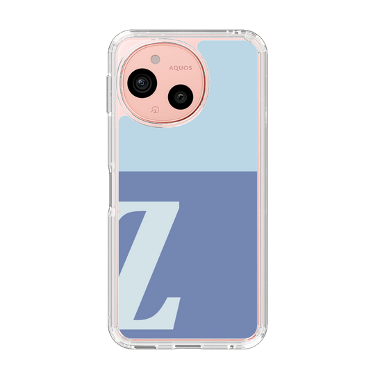 Slim Protection Case［ Original - initial two tone - Z blue ］