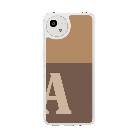 Slim Protection Case［ Original - initial two tone - A brown ］