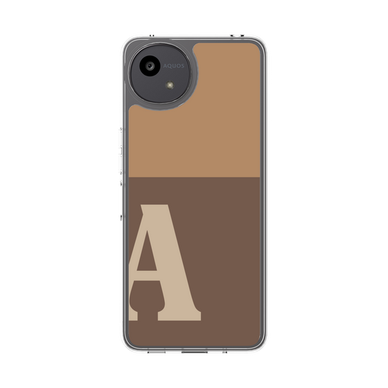 Slim Protection Case［ Original - initial two tone - A brown ］