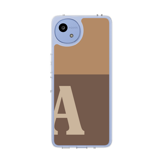 Slim Protection Case［ Original - initial two tone - A brown ］