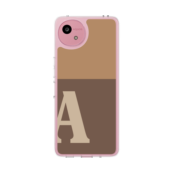 Slim Protection Case［ Original - initial two tone - A brown ］