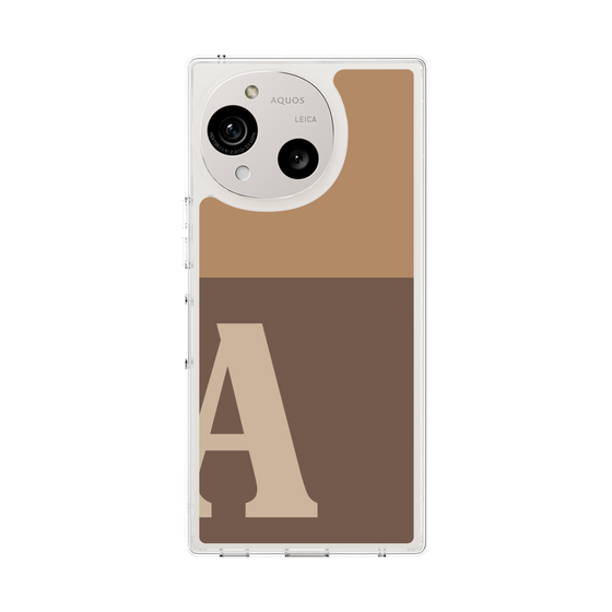 Slim Protection Case［ Original - initial two tone - A brown ］