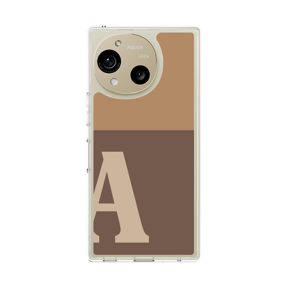 Slim Protection Case［ Original - initial two tone - A brown ］