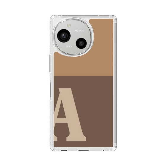 Slim Protection Case［ Original - initial two tone - A brown ］