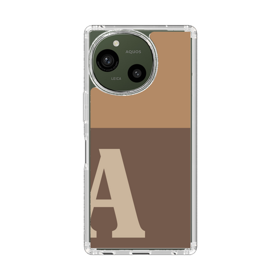 Slim Protection Case［ Original - initial two tone - A brown ］