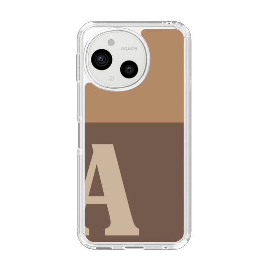Slim Protection Case［ Original - initial two tone - A brown ］