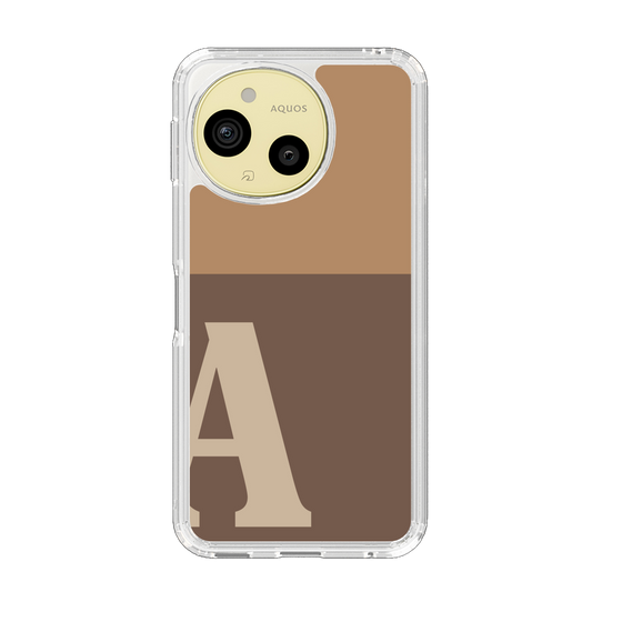 Slim Protection Case［ Original - initial two tone - A brown ］