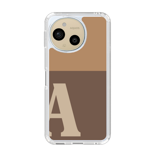 Slim Protection Case［ Original - initial two tone - A brown ］