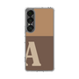 Slim Protection Case［ Original - initial two tone - A brown ］