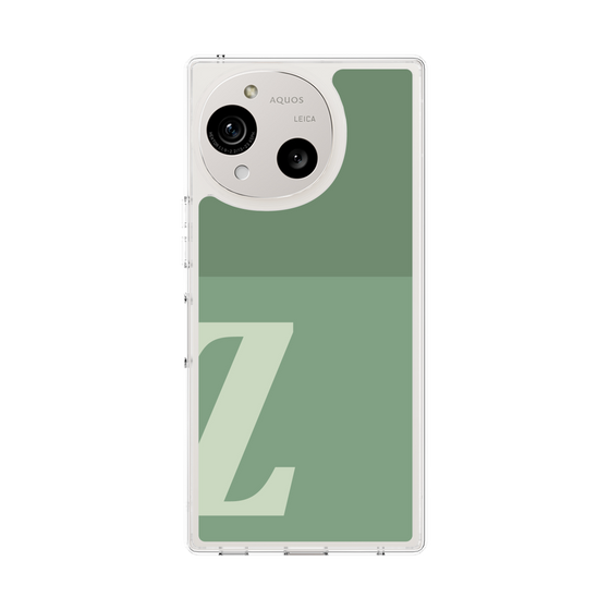 Slim Protection Case［ Original - initial two tone - Z green ］