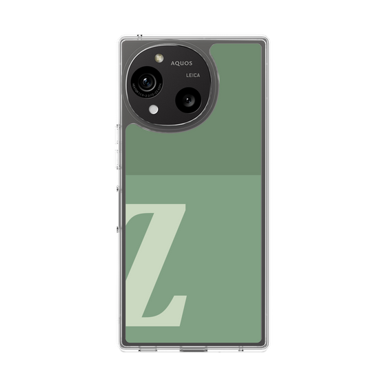 Slim Protection Case［ Original - initial two tone - Z green ］