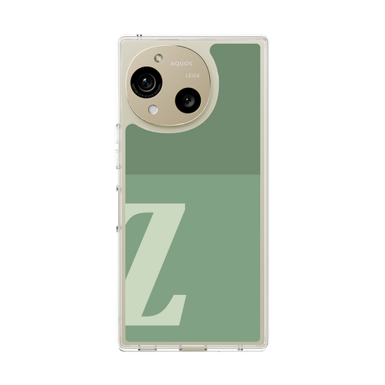 Slim Protection Case［ Original - initial two tone - Z green ］
