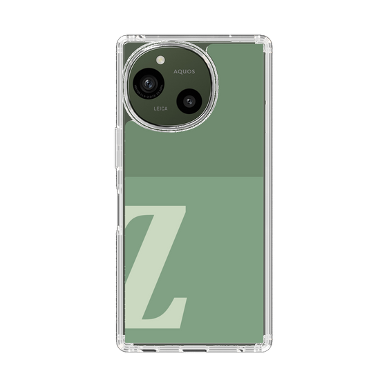 Slim Protection Case［ Original - initial two tone - Z green ］