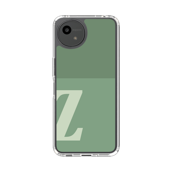 Slim Protection Case［ Original - initial two tone - Z green ］