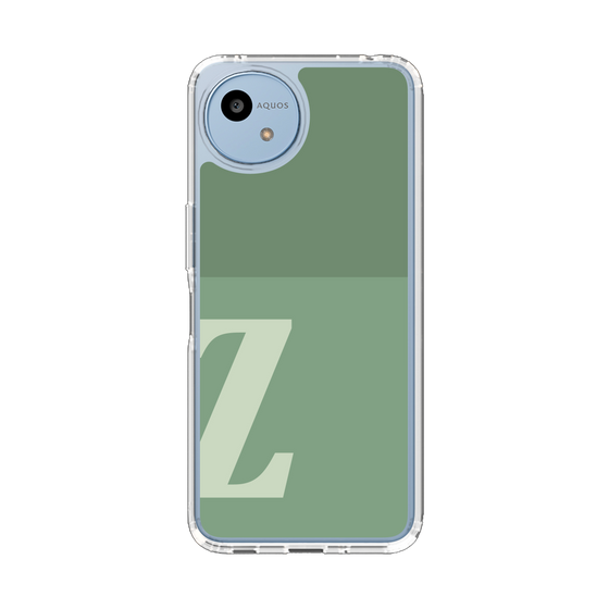 Slim Protection Case［ Original - initial two tone - Z green ］