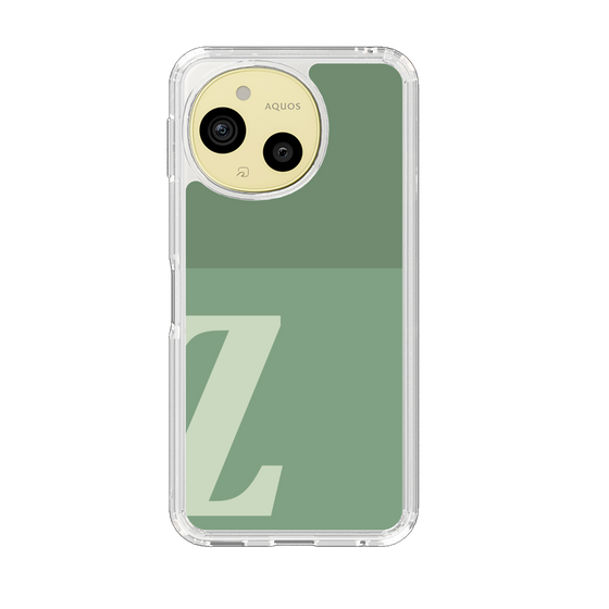 Slim Protection Case［ Original - initial two tone - Z green ］