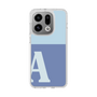 Slim Protection Case［ Original - initial two tone - A blue ］