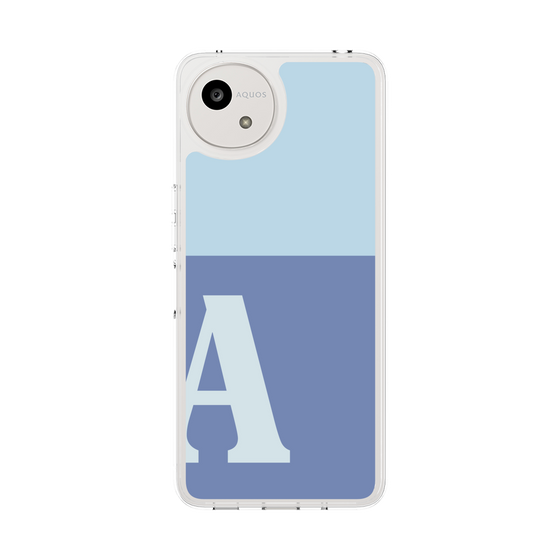 Slim Protection Case［ Original - initial two tone - A blue ］
