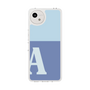 Slim Protection Case［ Original - initial two tone - A blue ］