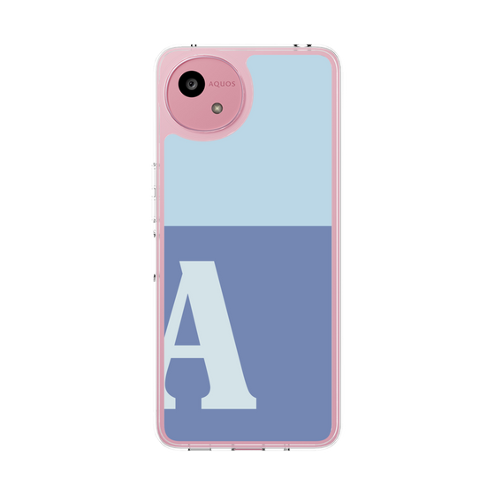 Slim Protection Case［ Original - initial two tone - A blue ］